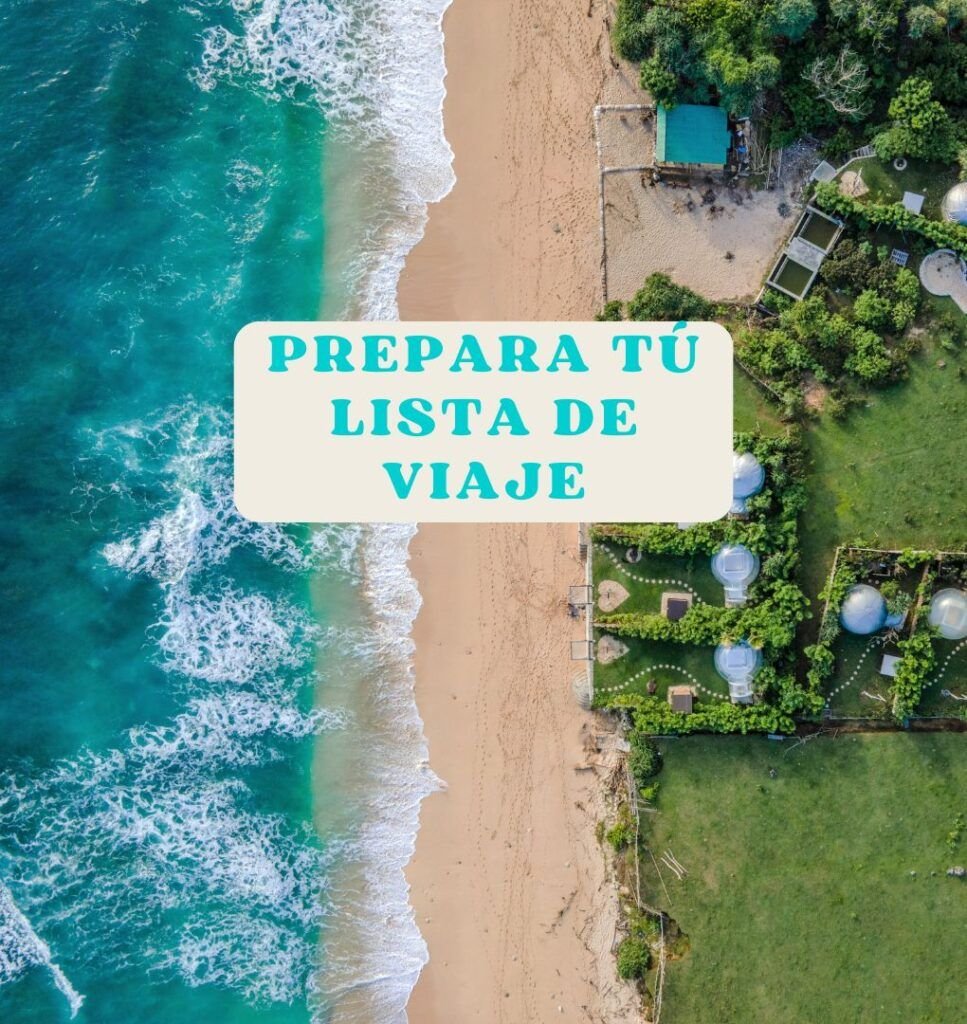 Prepara tú lista de viaje